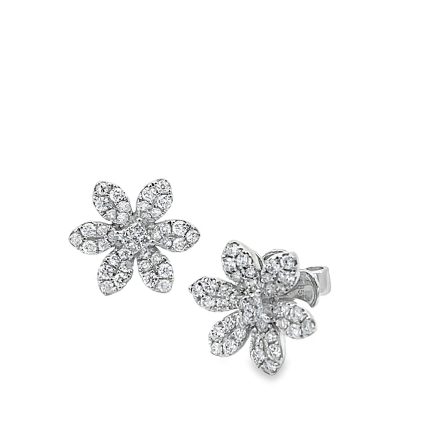 Floral Diamond Earrings