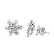 Floral Diamond Earrings