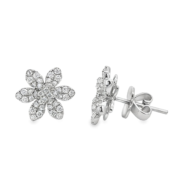 Floral Diamond Earrings