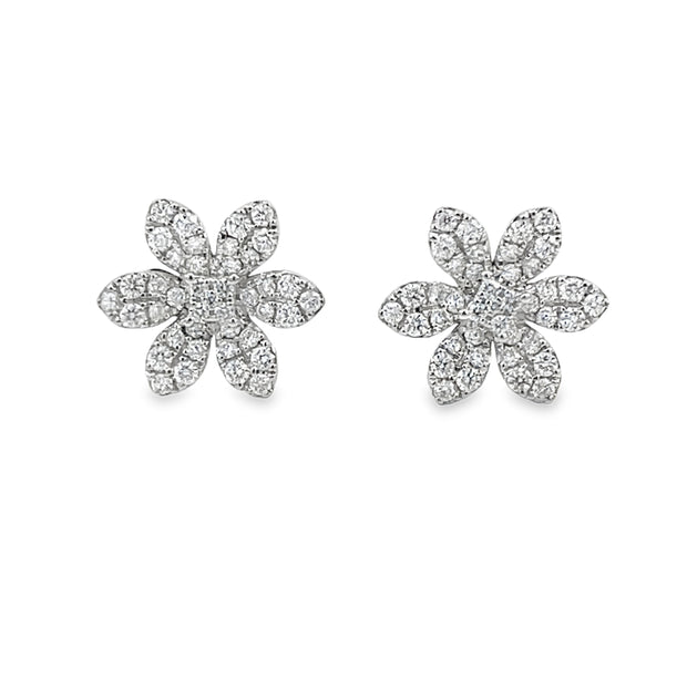 Floral Diamond Earrings